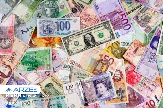 جزئیات قیمت رسمی انواع ارز/نرخ ۲۳ ارز کاهش یافت