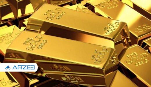 تقویت ارزش طلا تحت تاثیر افت ارزش دلار