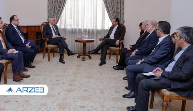 دیدار خاندوزی با معاون نخست وزیر و وزیر اقتصاد ارمنستان