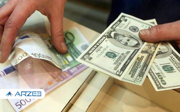 دومین نرخ ارز در صرافی ملی/نرخ رسمی یورو و ۳۰ ارز دیگر افزایشی شد