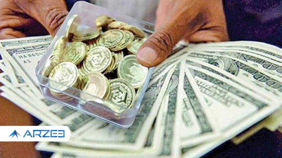 رشد سکه و طلا؛ دلار به کانال 24 هزار تومانی بازگشت
