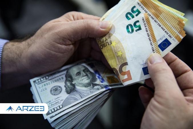 قیمت دلار و یورو ۲۱ فروردین ۱۴۰۰/نرخ رسمی ۲۴ ارز در روز نخست هفته افزایش یافت