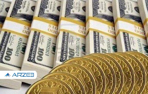 قیمت سکه، طلا و ارز 1400.01.21 /  افزایش جزئی نرخ ارز و سکه