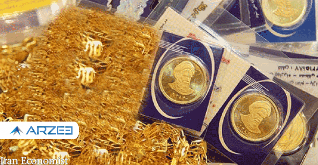 قیمت طلا و سکه در بازر آزاد 25 فروردین ماه